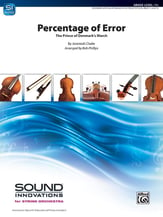 Percentage of Error Orchestra sheet music cover